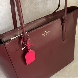 Kate Spade Medium Tote. Cherrywood
